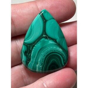 High Quality Polished Malachite Cabochon